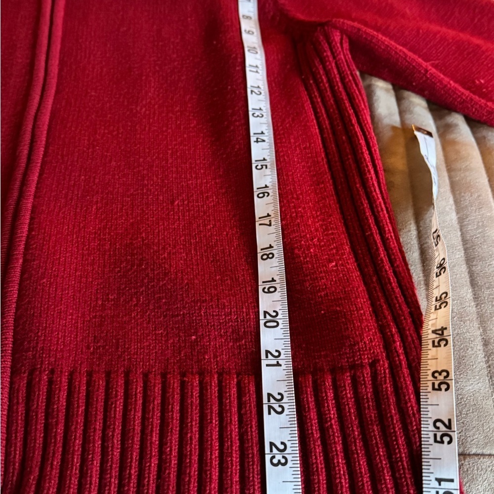 Charter Club Women's Red and Black Cardigan Sweater - Picture 7 of 9